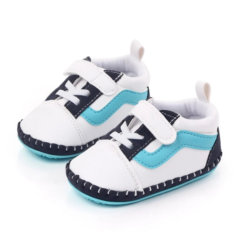 

2020 Toddler Casual Sport Crib Shoes Baby Shoes Boy Girl Solid Sneaker Cotton Soft Anti-Slip Sole Newborn Infant First Walkerss