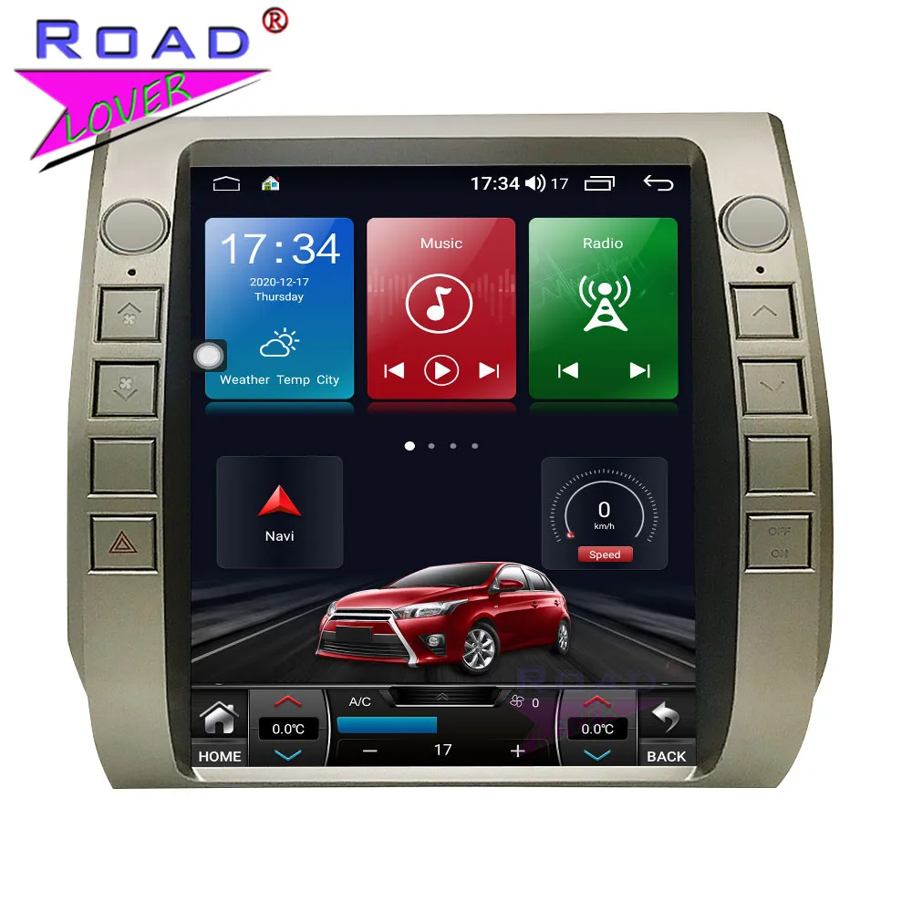 

Для Toyota Tundra 2014-2019 Авто gps-навигация, радио, стерео Регистраторы Tesla Стиль головное устройство Octa Core 6G + 128G 12,1 "видео-плеер
