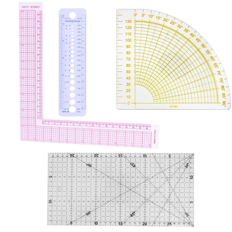 Линейка для лоскутного шитья инструмент квилтинга измерительная линейка