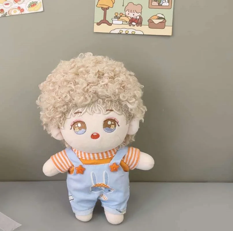 

[MYKPOP]KPOP Doll's Clothes & Accessoires- Overalls T-shirt 2pcs for 20cm Dolls(without doll) Fans Collection SA20121302
