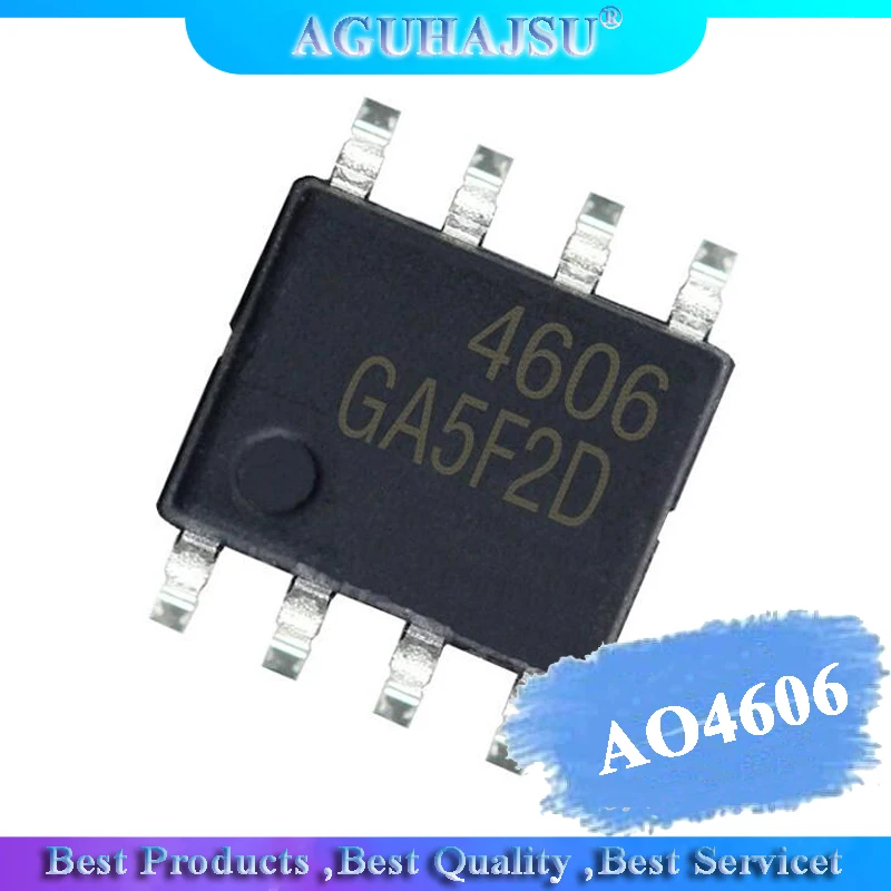 10 шт. AO4606 AO 4606 MOSFET SOP-8 N + P канал MOS трубка новая оригинальная | Электронные