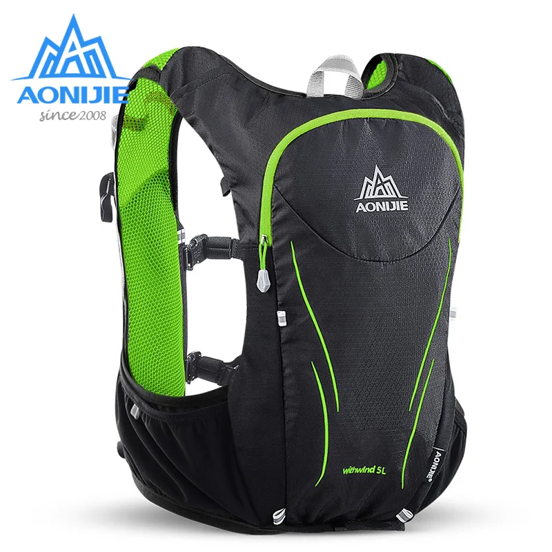 AONIJIE 5L Hydration Backpack Bag Vest For C928 2L Water Bladder Hiking Running Marathon Race Trail Sports Outdoor Bags