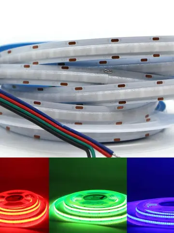 RGB COB гибкая светодиодная лента Viktorovna 12/24В 840 светодиодов/м тёплый белый