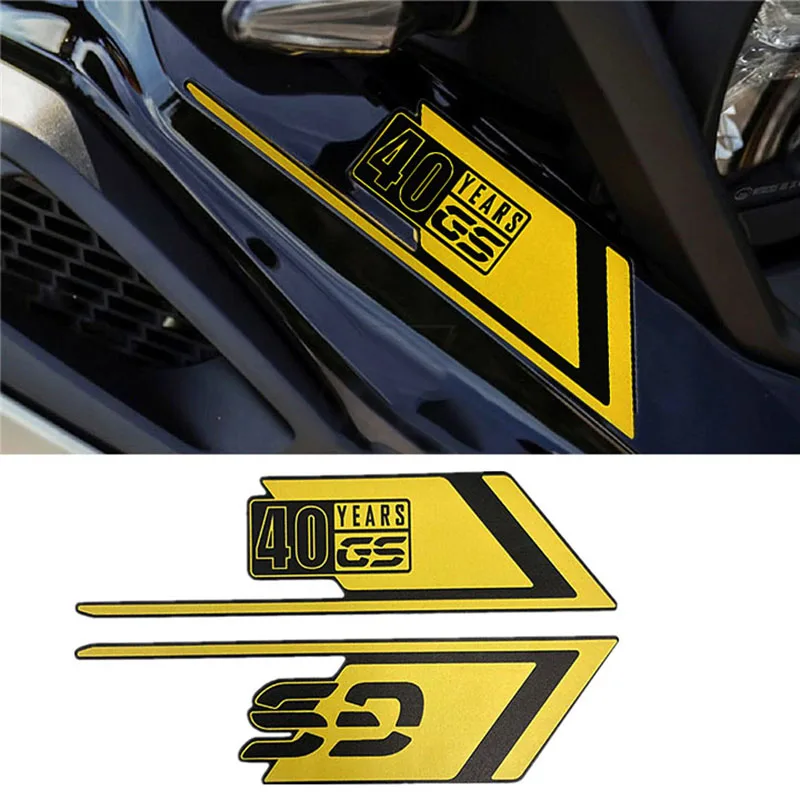 

For BMW R1250GS ADV LC Waterfowl Modification Head Side Panel Sticker Bird Beak Fairing Decoration Sticker 40th Anniversary