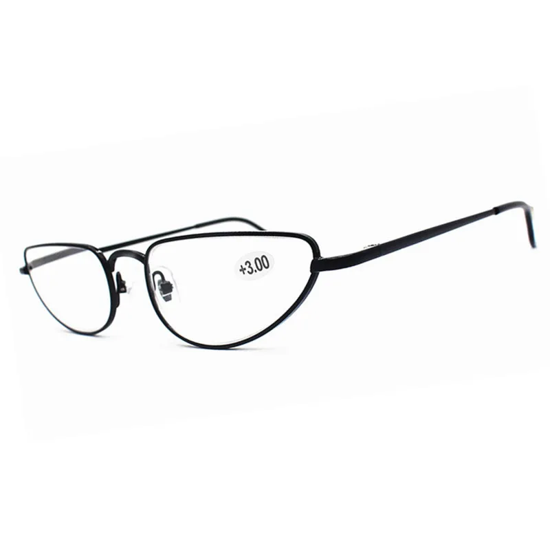 Кошачий глаз очки для чтения женщин и мужчин металлический Полный каркас