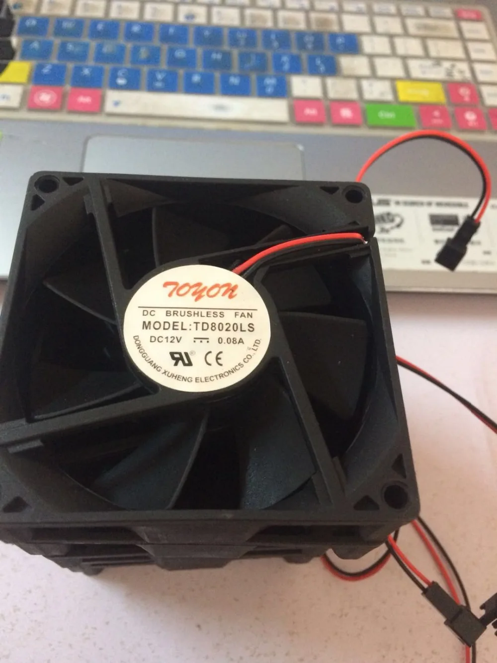 TD8020LS 12 В 0.08A 8 см 80*80*20 мм водный фрикционный вентилятор