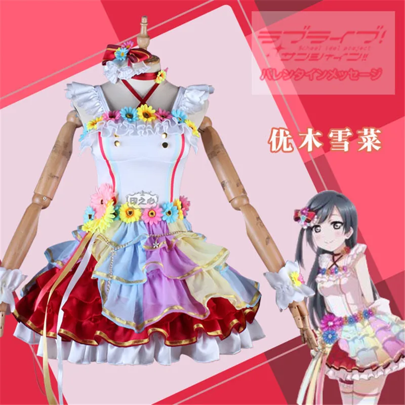Аниме Lovelive!PDP Радуга все члены Ayumu Kasumi Karin Ai Rina Love U My Friends Косплей Костюм Хэллоуин