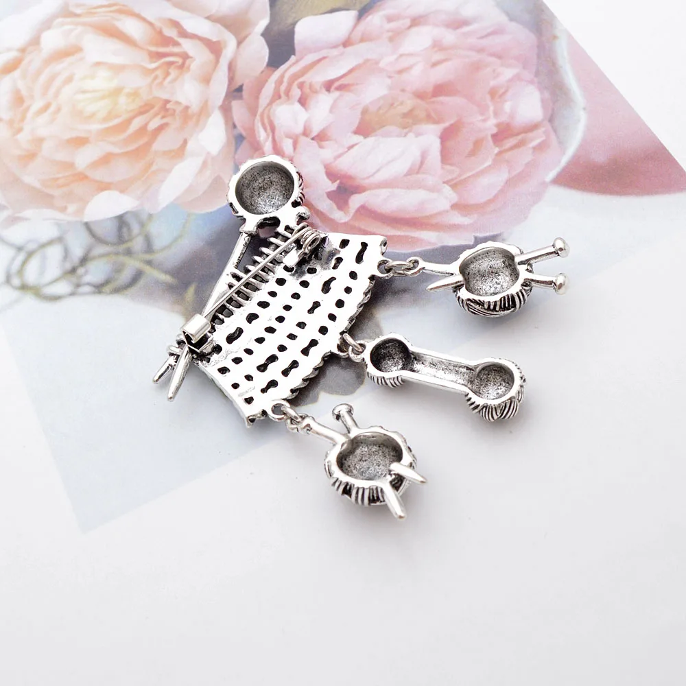 

YoungTulip Creative Design Weaving ball Of yarn Brooch Vintage Jewelry pin new Design fashion Jewelry Brooches For Women