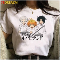 the promised neverland t shirt summer top men kawaii graphic tees japanese couple print clothes graphic tees women