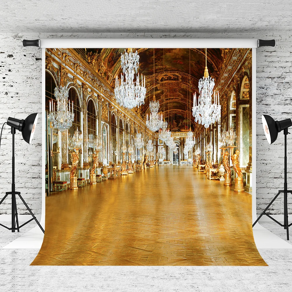 VinylBDS 10x20 футов свадебные золотые фотообои для студийной фотосъемки Роскошные