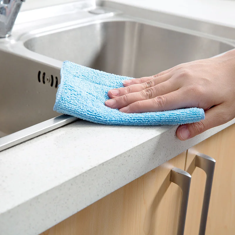 Кухонное полотенце s для посуды из микрофибры Ткань мытья кухонное ткань