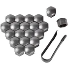 Автомобильный Стайлинг, колпачки на ступицу колеса автомобиля, 20 шт., колпачки на Колесные гайки 17 мм, колпачки на гайки, колпачки на гайки, пылезащитные наружные украшения