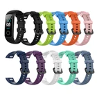 Силиконовый ремешок для умного спортивного браслета Huawei Honor Band 4, ремешок для Honor Band 5, Band 4, Band 5, стандартный сменный Браслет