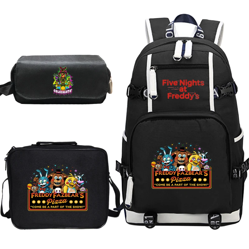 Рюкзак Mochila Five Nights At Freddy's Freddy 3 шт./компл. сумка карандаш чехол для обеда