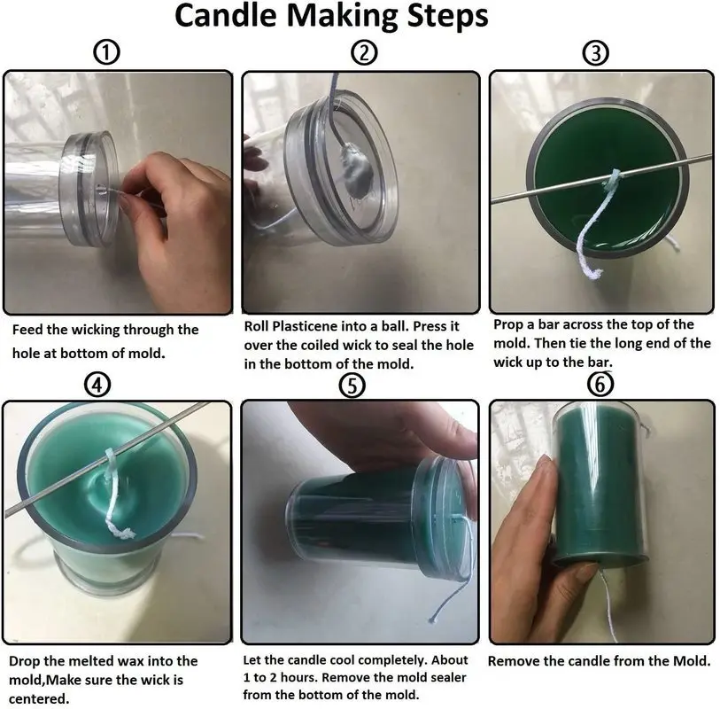 MILIVIXAY 3 шт. DIY пластиковые формы для свечей Beewax свеча Bougie прессформы ручной работы