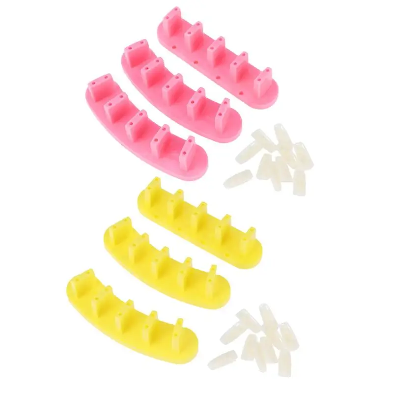 2 коробки подставка для ногтей стеллаж практики маникюра стойка магазина женский