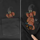 Новинка, модная футболка tessвам с карманами в виде животных, собаки, кошки, забавная Повседневная хлопковая Футболка в стиле Харадзюку для мужчин и женщин, рубашки с коротким рукавом D7 для лета