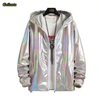 Куртка Guilantu Женская бейсбольная, свободная ветровка на молнии с капюшоном, базовая верхняя одежда, Бомбер, размера плюс 5xl, на лето