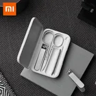 Машинка для стрижки ногтей Xiaomi Mijia 5 в 1, набор из нержавеющей стали, триммер для педикюра, ухочистка, пилка для ногтей