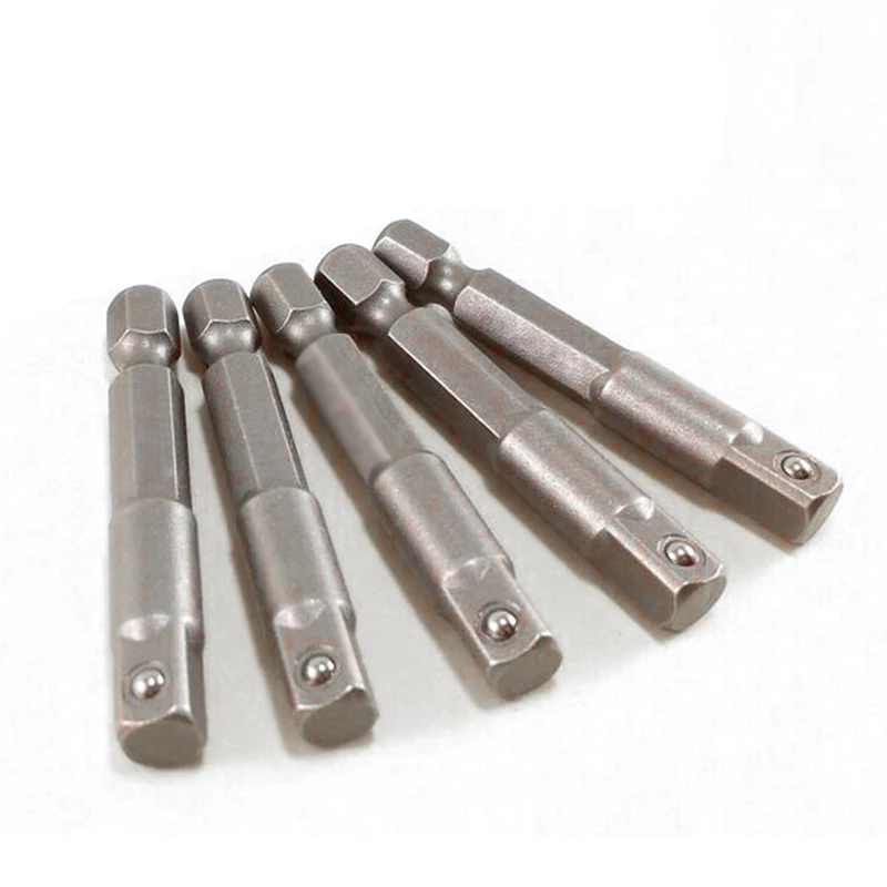 

5 Pcs/set Socket Adapter 1/4" Hex Shank Extension Drill Bits Bar For Impact Driver Bit Cordless Drills Power Tools Accessories