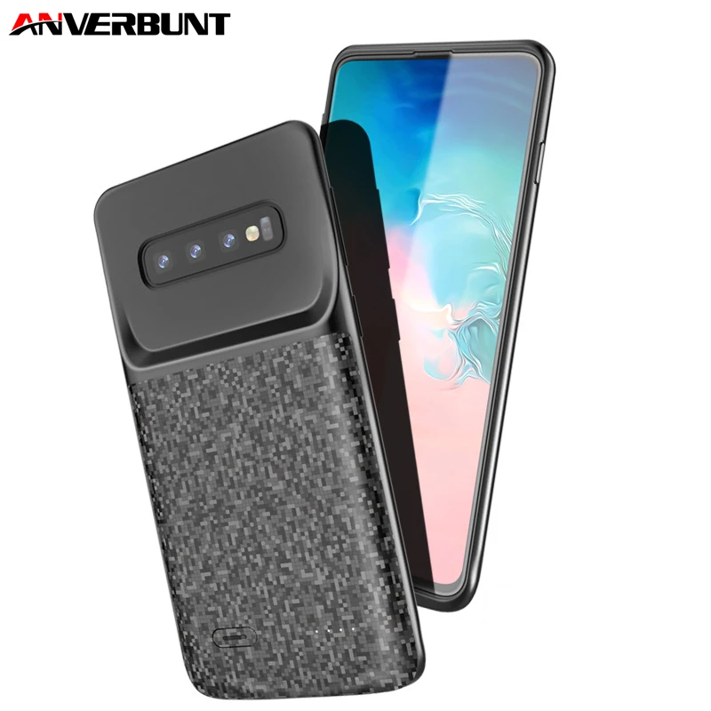 Для samsung S10 зарядное устройство чехол S10e силиконовый бампер ультра тонкий ударопрочный Powerbank для samsung S10 Plus чехол для батареи