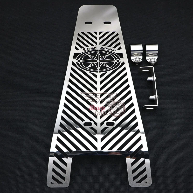 Крышка радиатора двигателя из полированной нержавеющей стали с черепом для