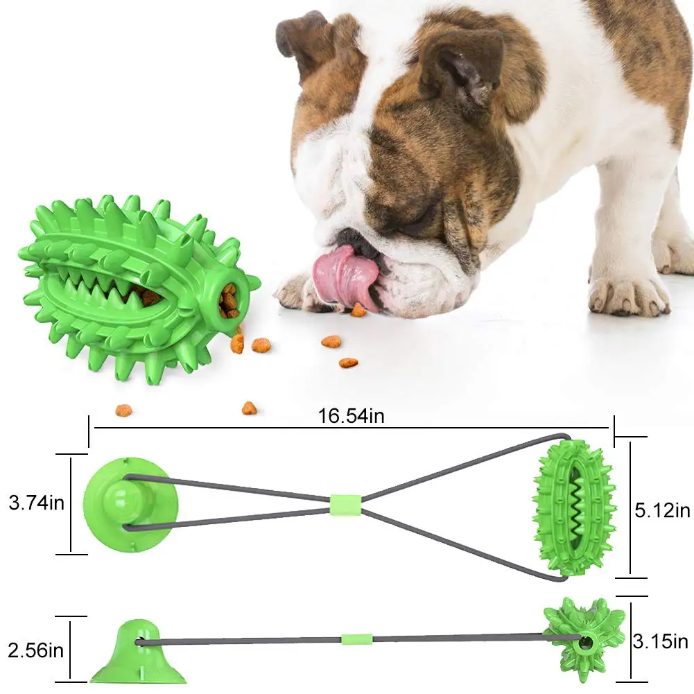 

Dog Toy Multifunctional Pet Molar Bite Toy Dog Molar Toy Made Of Thermoplastic Rubber Tooth Cleaning With Dental Care Function