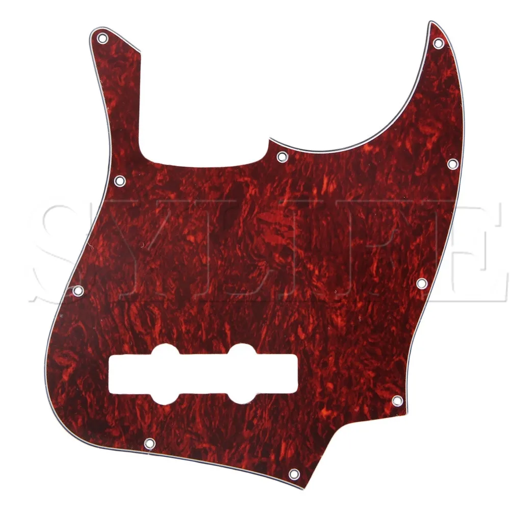 3 слойный 10 отверстие JB бас Гитара Pickguard искусственная черепаха оболочка|Детали и