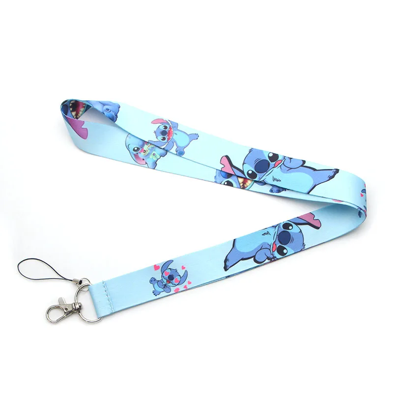 2 CA185 стежка мультфильм брелок Lanyards держатель удостоверения личности ID карты пройти мобильный телефон USB бейдж держатель ключевой ремень 1 шт - Цвет: 2
