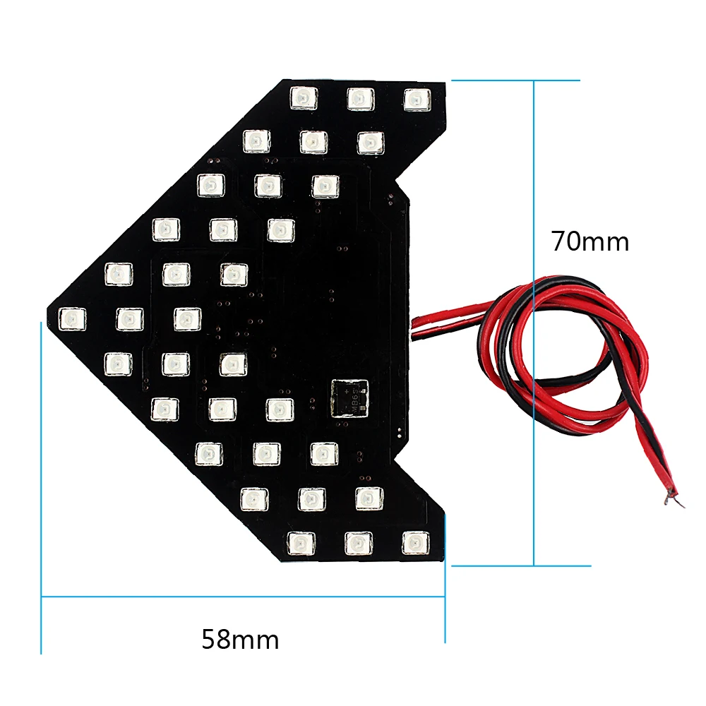 Указатели поворота для автомобиля 12 В мигающая стрелка лампа зеркала заднего