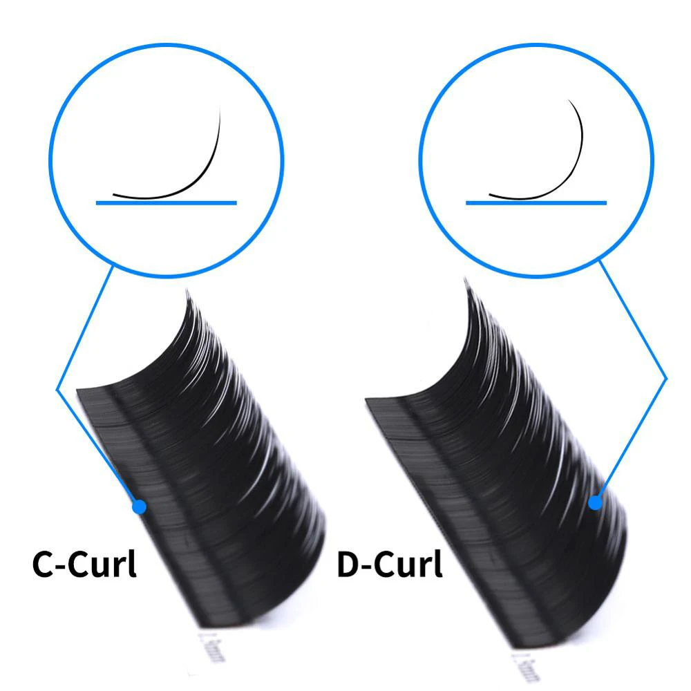 16 рядов отдельных ресниц Профессиональные ресницы для наращивания