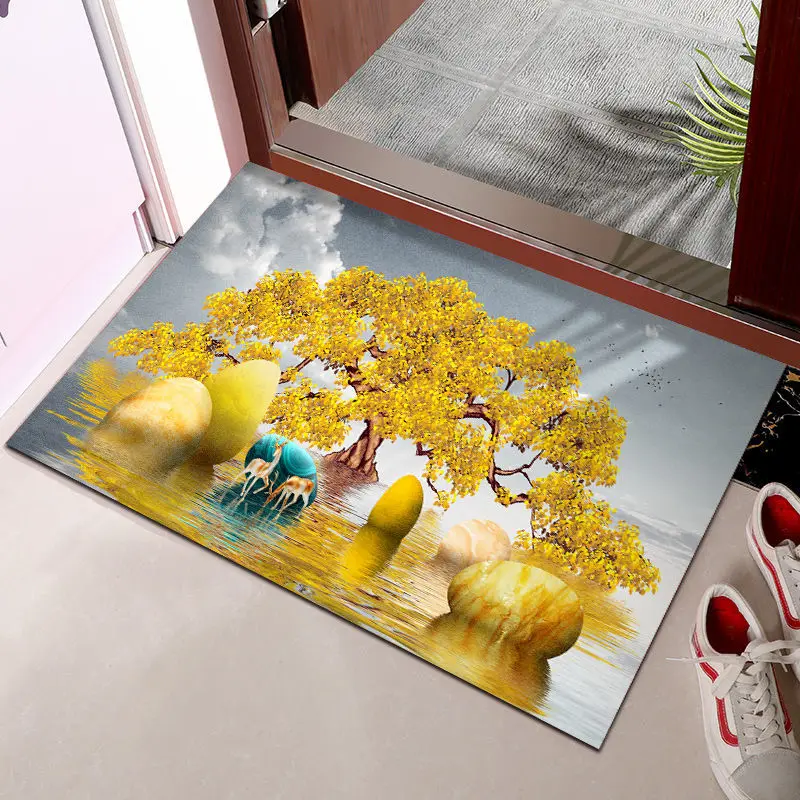 

Anti-slip Carpet Indoor Printed Decoration Rugs Living Room Bedroom Bedside Bay Window Floor Decor Mat bedroom decor style14