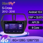 NaviFly 7862 QLED 1280*720 6 ГБ + 128 ГБ Android 10 автомобильный стерео головное устройство GPS мультимедийный плеер для Suzuki SX4 2 S-Cross 2012 2016