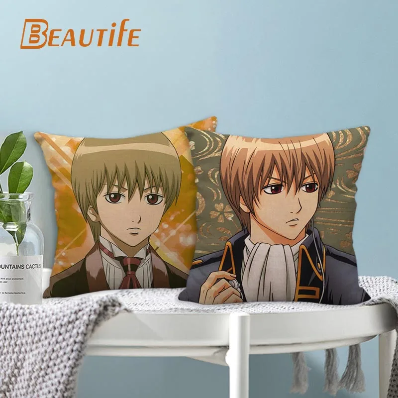 Пользовательский Gintama Okita Sougo чехол для подушки аниме Свадебная искусственная