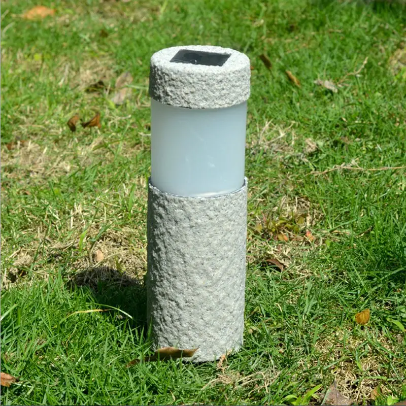 Светильник JLAPRIRA солнечный садовый светильник каменный столб белый светодиодный