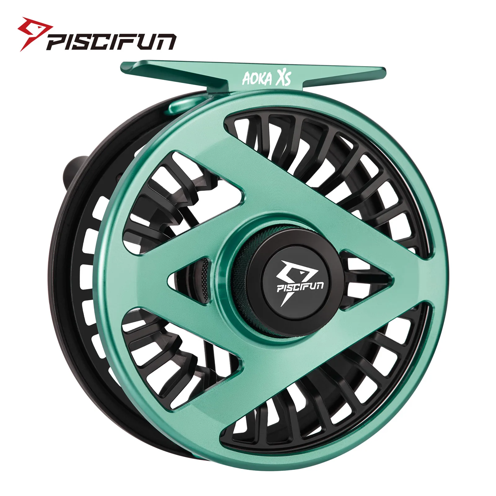 

Piscifun AOKA XS Fly Fishing Reel Alumimum Alloy Body Sealed Double Click Carbon Fiber Drag System CNC Machined (Green)