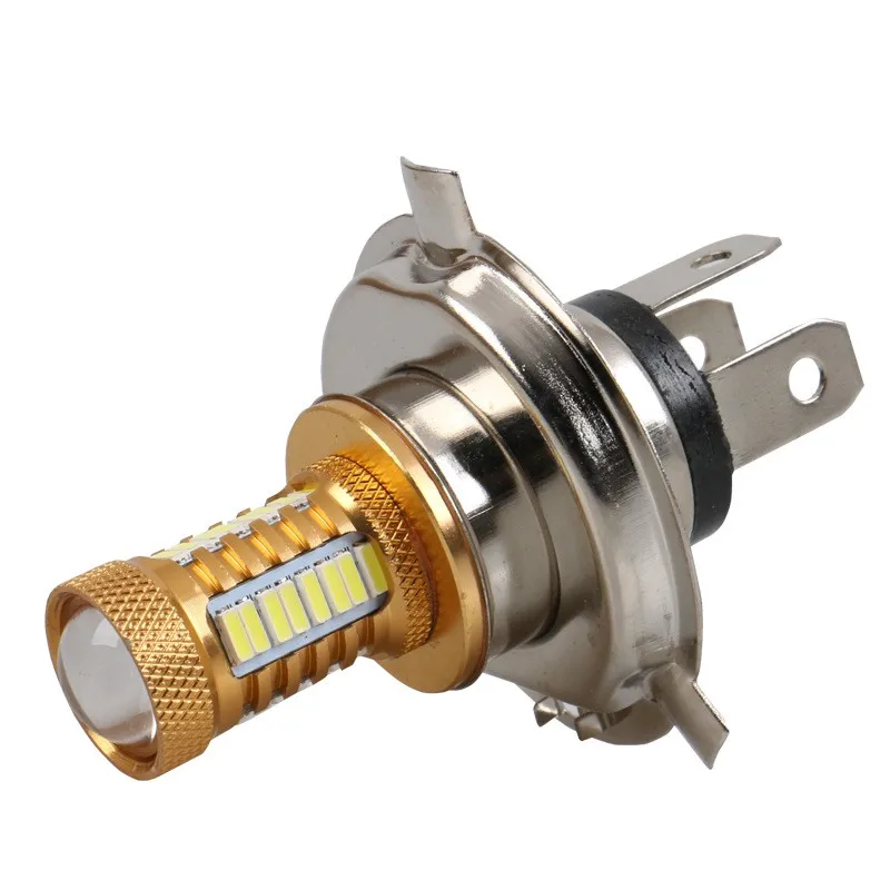 Передняя фара для мотоцикла H4 HS1 H17 Автомобильные светодиодные фары 4014 33SMD