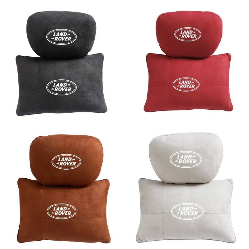 Кожаная подушка на подголовник автомобиля для Land Rover Discovery Range Evoque L322 Vogue Freelander