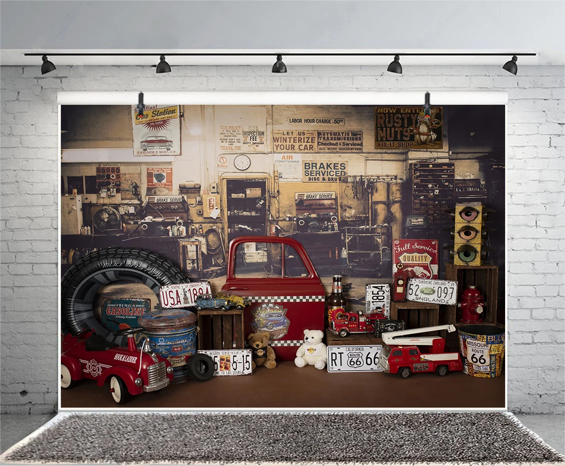 Ремонт автомобиля день рождения мальчик торт разбивать фотосессия фон номерной