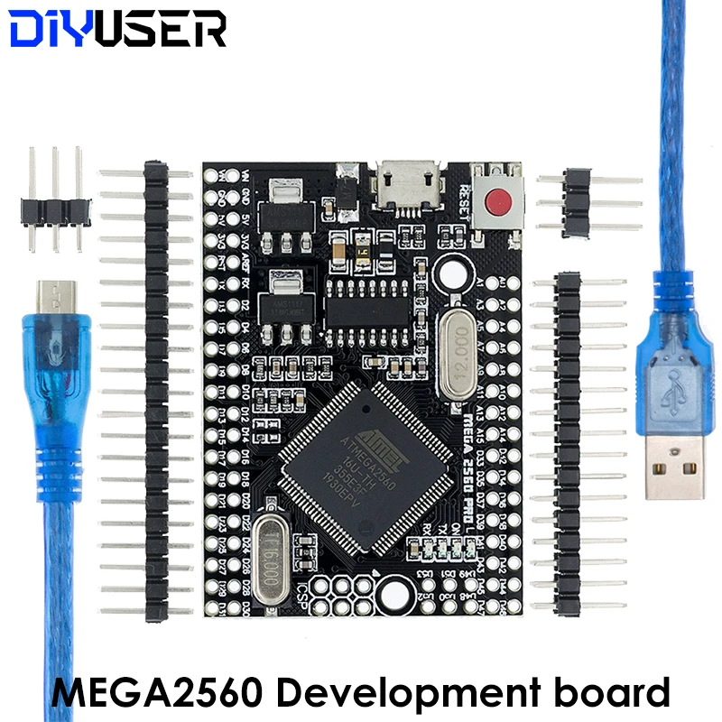 Мега 2560 PRO добавьте CH340G/ATMEGA2560-16AU чип с мужской pinheaders совместимый для arduino Mega2560