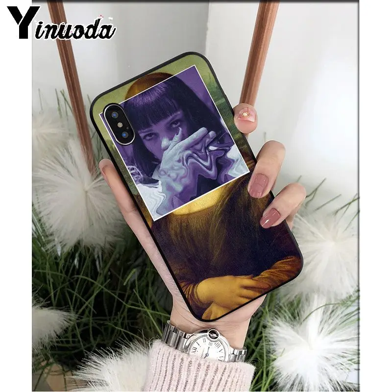 A14 Yinuoda пульпа фантастика ТПУ Мягкий силиконовый чехол для iPhone X XS MAX 6 6S 7 7plus 8 8Plus 5 5S XR - Цвет: A14