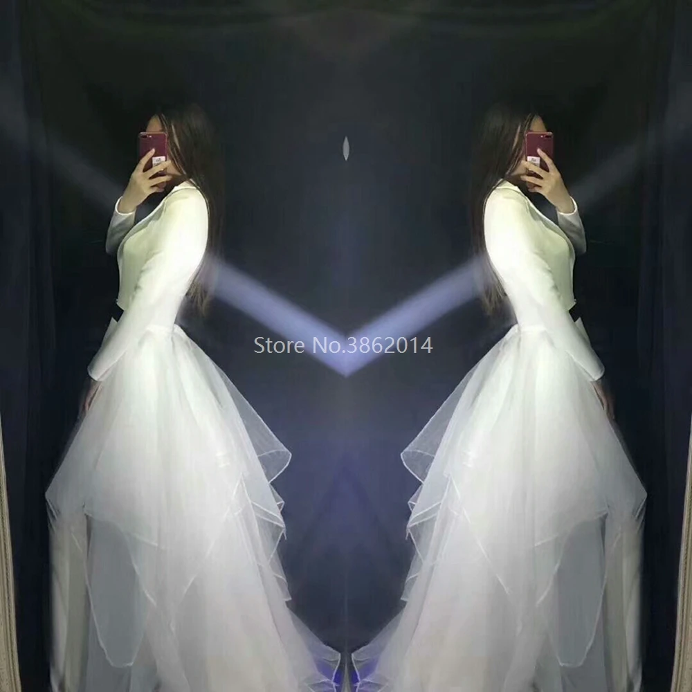 Женский вечерний комбинезон с длинным рукавом однотонный v-образным вырезом и