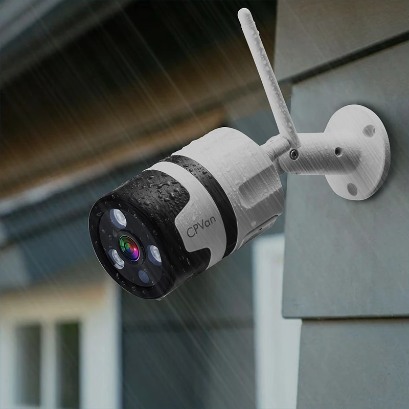 CPVan IP6S IP камера Alexa камера HD 1080P цилиндрическая камера двухсторонняя аудио Водонепроницаемая камера ночного видения Wi-Fi