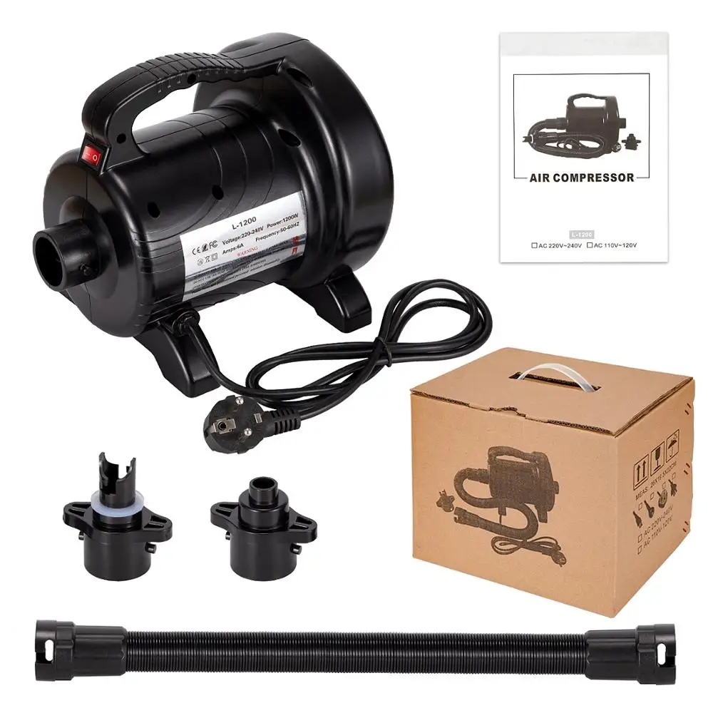 1200 Вт Портативный электрический воздушный насос высокого давления воздуходувка