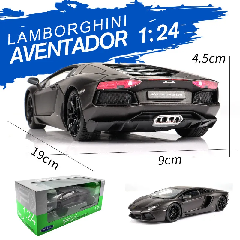Welly 1:24 Lamborghini LP700 4 Белый брелок для автомобильных ключей имитационная модель