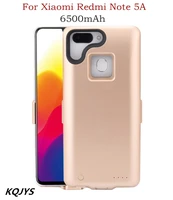 kqjys for xiaomi redmi note 5a backup charging cover portable power back battery charger cases for redmi note 5a battery case