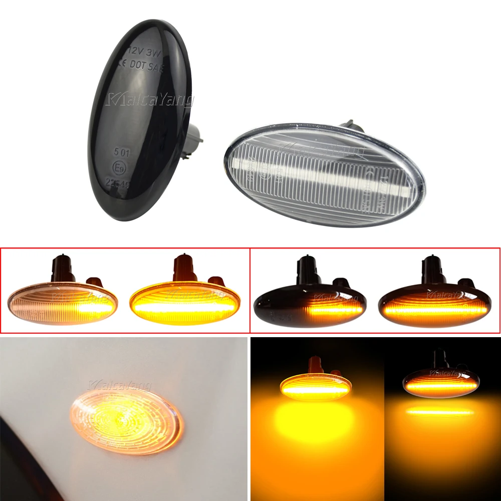 

LED Dynamic Side Marker Turn Signal Light For Subaru Forester Impreza Sequential Blinker 2008 2009 2010-2019