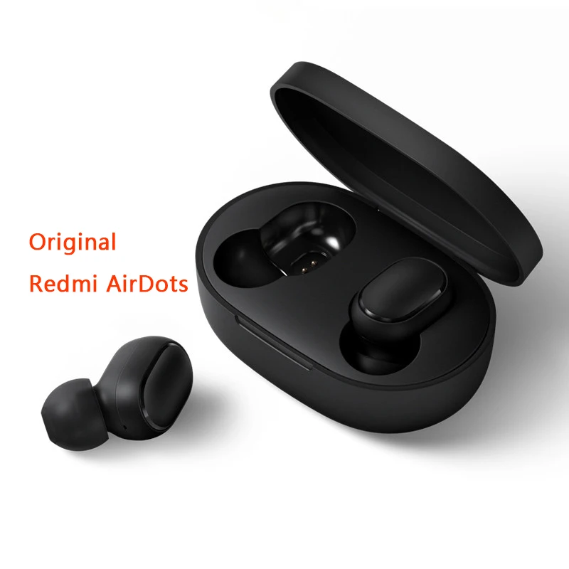 Redmi Airdots Оригинальные беспроводные наушники Xiaomi Redmi AirDots, Bluetooth 5,0, мини беспроводные наушники, DSP, Автоматическое шумоподавление, наушники - Цвет: Redmi Airdots