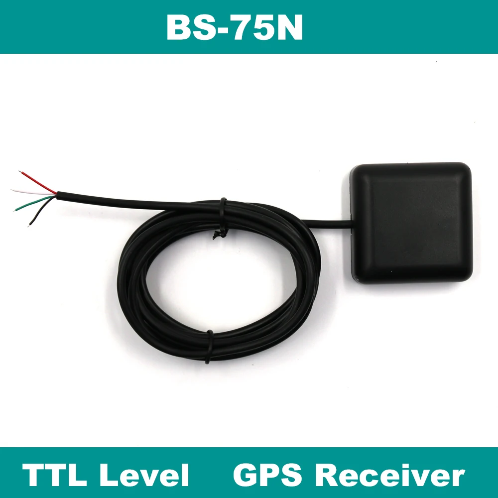 BEITIAN 5 0 V TTL 4 кабель: Красный VCC зеленый RX белый TX Черный GND Двусторонняя лента GPS