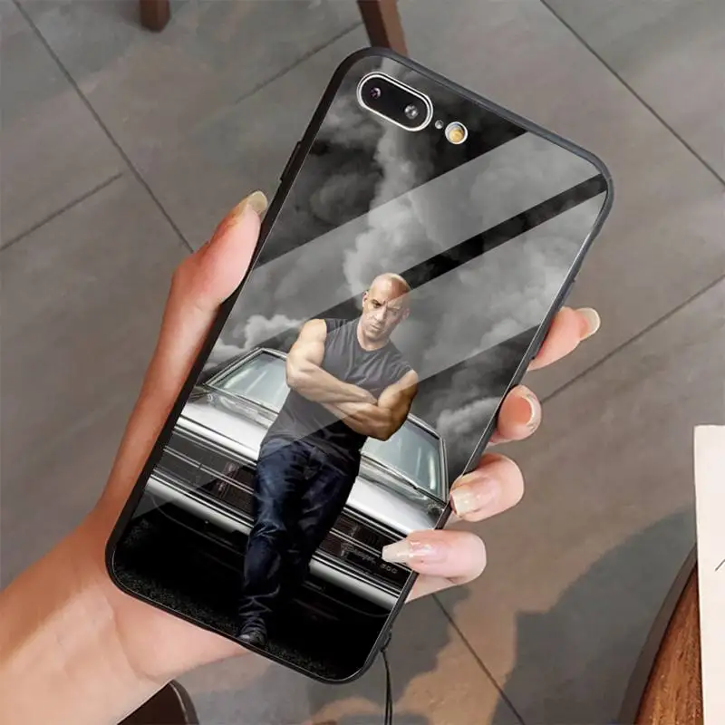 

Fast & Furious America movie Phone Case Tempered glass For iphone 5C 6 6S 7 8 plus X XS XR 11 PRO MAX